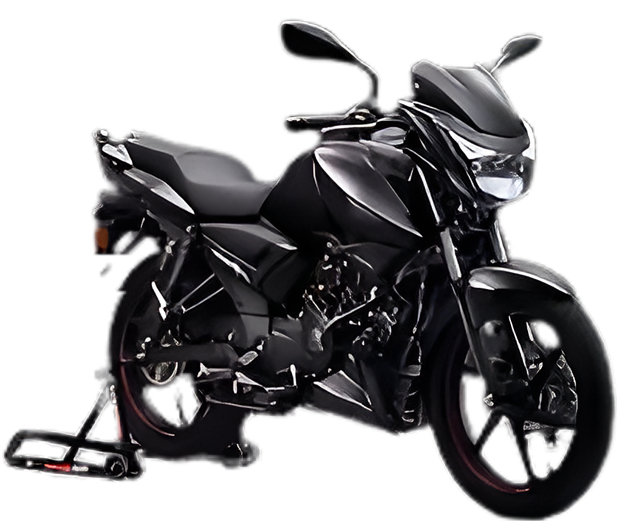 TVS Apache RTR motorcycle available for rent in Madurai
