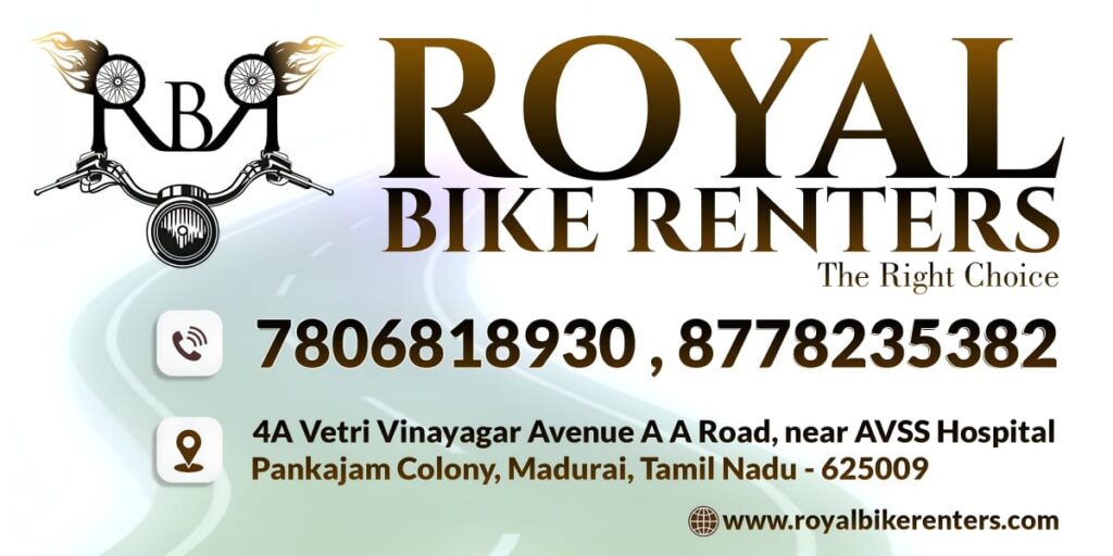 Royal Bike Renters Madurai Bike rental