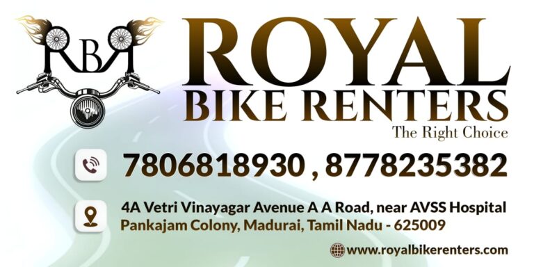 Royal Bike Renters Madurai Bike rental